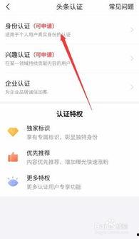 怎样完成头条实名认证,开启畅享资讯之旅